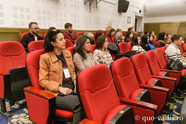 Proiecția filmului „Alexandra” / Foto: pr. Silviu Cluci