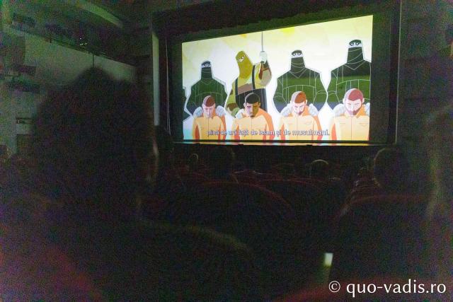 Proiecția filmului „Cei 21”. Producător: Mandi Hart / Foto: pr. Silviu Cluci