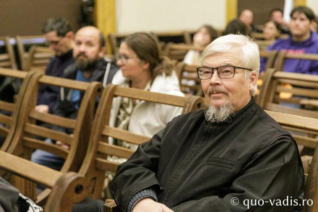 Proiecția filmului „Ter Chono. O poveste mongolă” / Foto: pr. Silviu Cluci