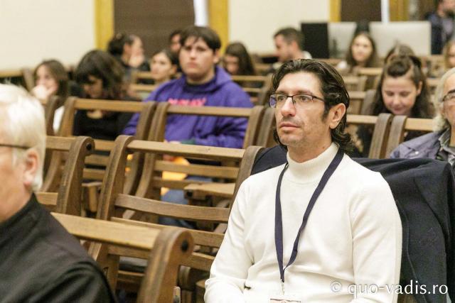 Proiecția filmului „Ter Chono. O poveste mongolă” / Foto: pr. Silviu Cluci