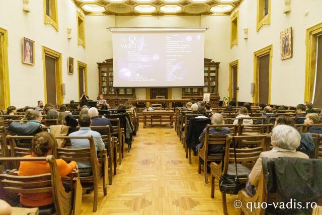 Proiecția filmului „Ter Chono. O poveste mongolă” / Foto: pr. Silviu Cluci