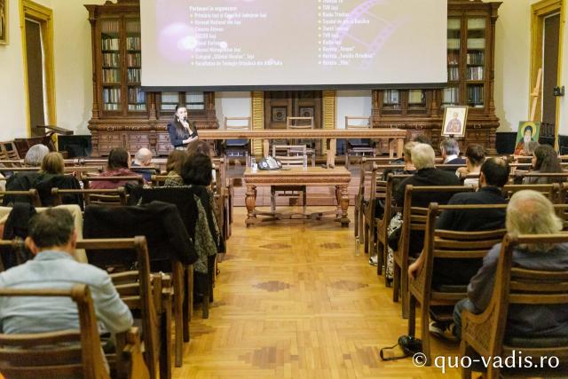 Proiecția filmului „Ter Chono. O poveste mongolă” / Foto: pr. Silviu Cluci