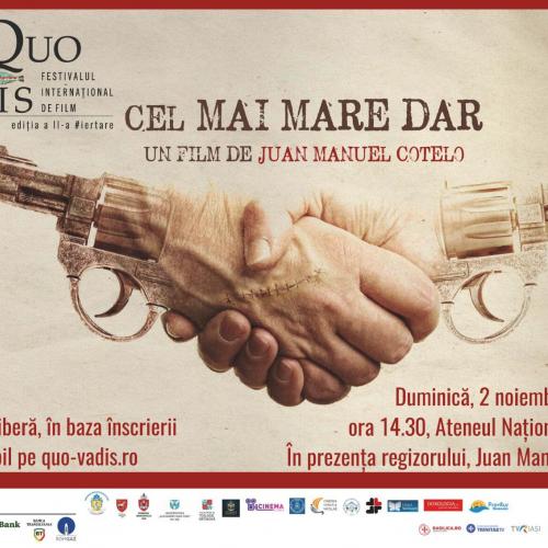 Cea mai curajoasă alegere rămâne iertarea – un film cu un altfel de final, la Quo Vadis 2025!