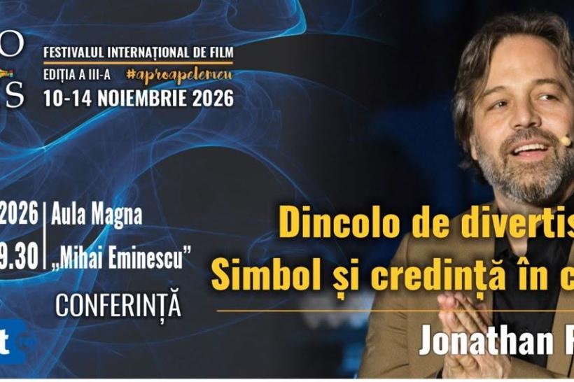 Iași: Conferință Jonathan Pageau - Dincolo de divertisment. Simbol și credință în cinema